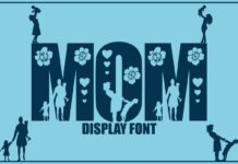 Mom Font Poster 1