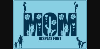 Mom Font Poster 1