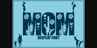 Mom Font Poster 1