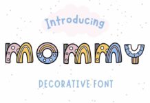 Mommy Font Poster 1
