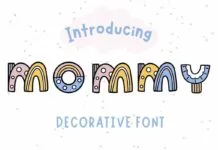 Mommy Font Mommy Font Poster 1