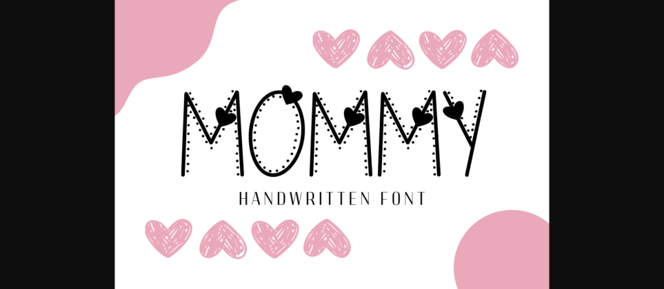 Mommy Font Poster 3
