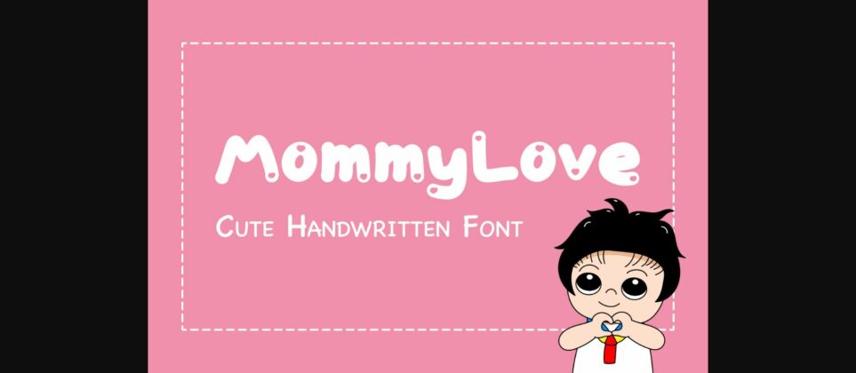 Mommy Love  Font Poster 3