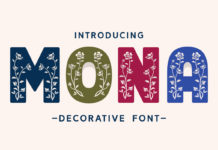 Mona Font Poster 1