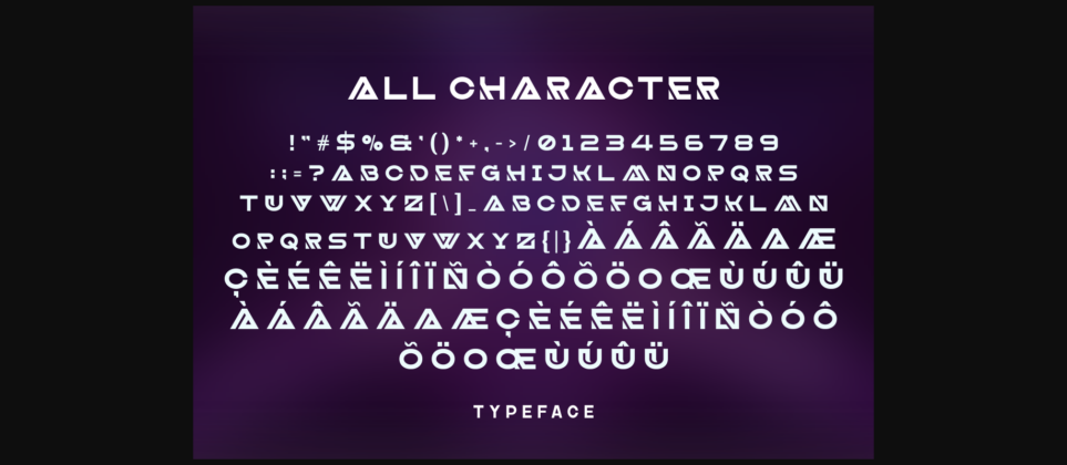 Monage Font Poster 5