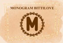 Monogram Bittilove Font Poster 1
