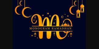 Monogram Ramadhan Font Poster 1