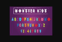 Monster Kids Font Poster 1