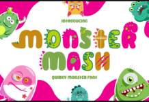 Monster Mash Font Poster 1