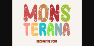 Monsterana Font Poster 1