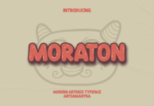 Moraton Font Poster 1