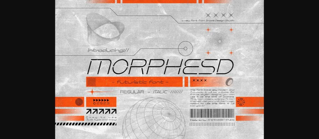 Morphesd Font Poster 3