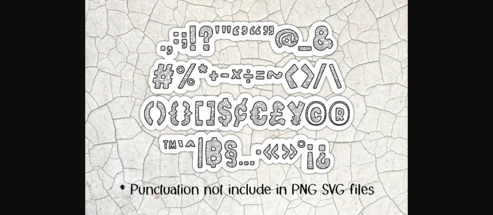 Mosaic Font Poster 6