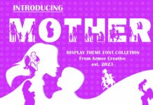 Mother Font Poster 1