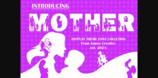 Mother Font Poster 1