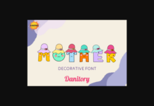 Mother Font Poster 1