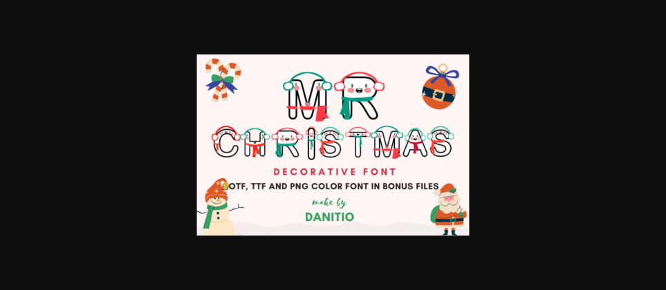 Mr.christmas Font Poster 3