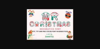 Mr.christmas Font Poster 1