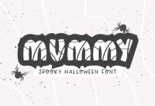 Mummy Font Poster 1