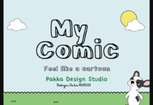 My Comic Font Poster 1