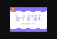 My Girl Font Poster 1