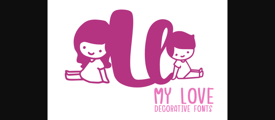 My Love Font Poster 3