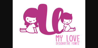 My Love Font Poster 1