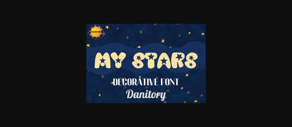 My Stars Font Poster 3