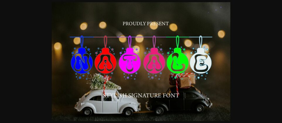 Natale Font Poster 3