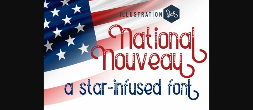 National Nouveau Font Poster 3