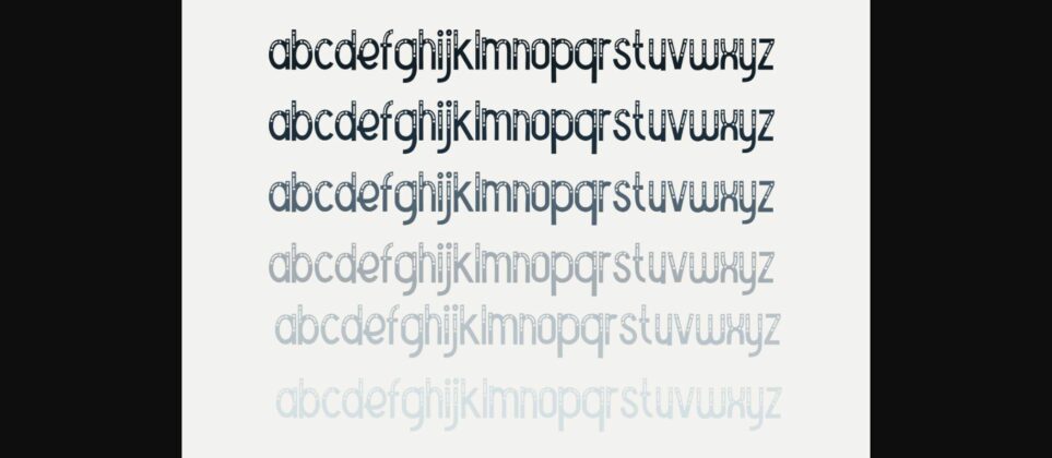National Nouveau Font Poster 7