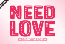 Need Love Font Poster 1