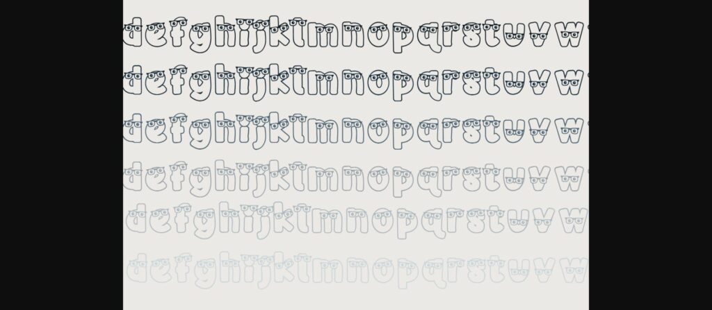Nerdy Font Poster 7