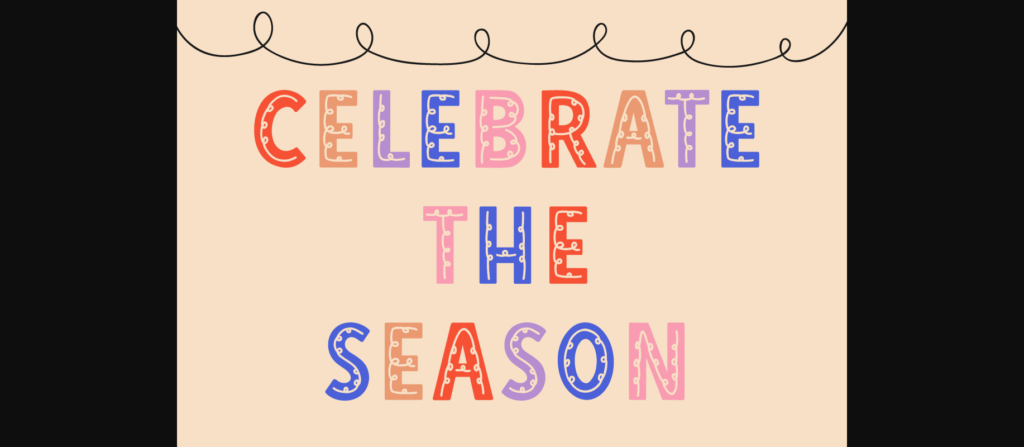 New Year Wishes Font Poster 6