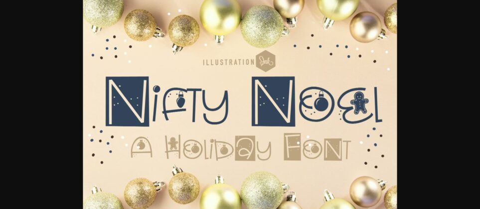 Nifty Noel Font Poster 3