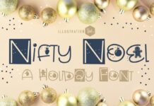 Nifty Noel Font Poster 1