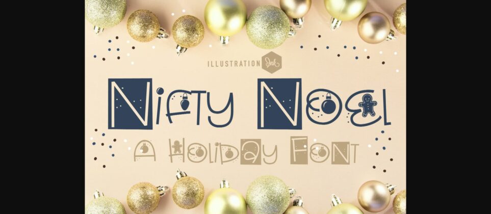 Nifty Noel Font Poster 1