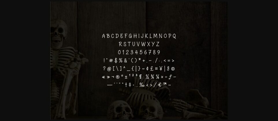 Nighteleton Font Poster 6