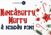 Nincaberry Merry Font Poster 1