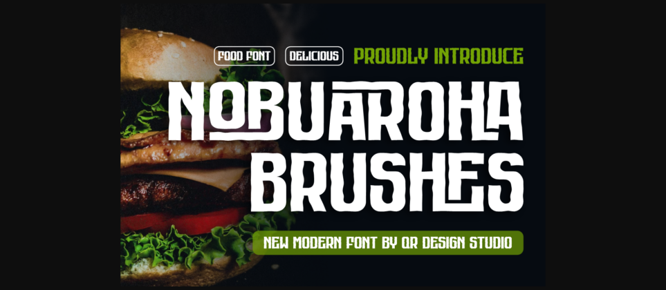 Nobuaroha Brushes Font Poster 3