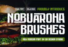 Nobuaroha Brushes Font Poster 1