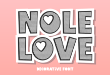 Nole Love Font Poster 1
