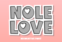 Nole Love Font Nole Love Font Poster 1