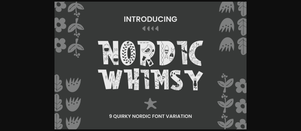 Nordic Whimsy Font Poster 3