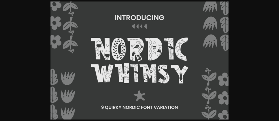 Nordic Whimsy Font Poster 3