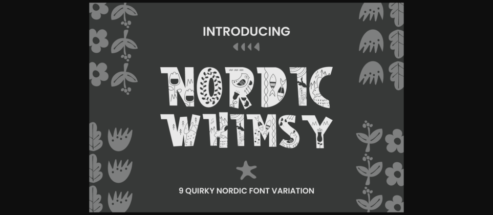 Nordic Whimsy Font Poster 1