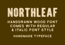 Northleaf Font Poster 1