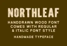Northleaf Font Northleaf Font Poster 1