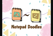 Notepad Doodles Font Poster 1