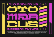 Otomarcus Font Poster 1
